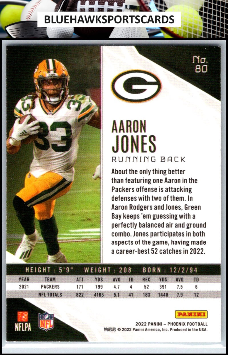 2022 Panini Phoenix #80 Aaron Jones