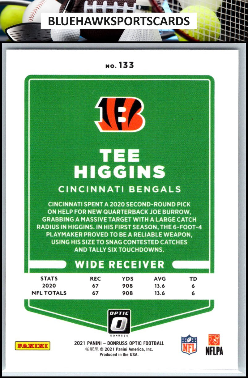 2021 Donruss Optic #133 Tee Higgins