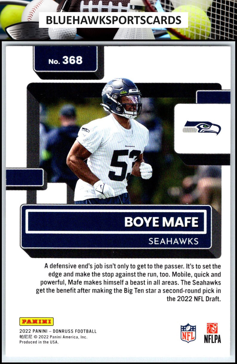2022 Donruss #368 Boye Mafe