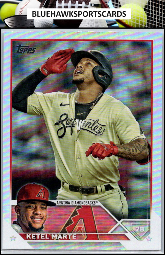 2023 Topps #239 Ketel Marte Rainbow Foil