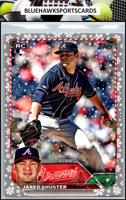 2023 Topps Holiday #H64 Jared Shuster Metallic