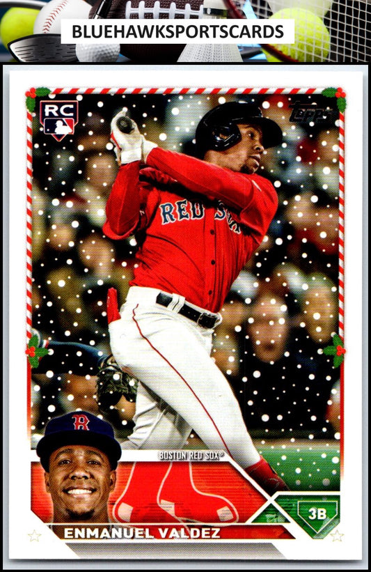 2023 Topps Holiday #H171 Enmanuel Valdez