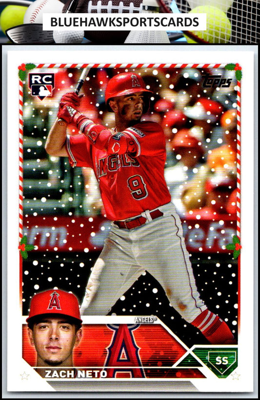2023 Topps Holiday #H140 Zach Neto