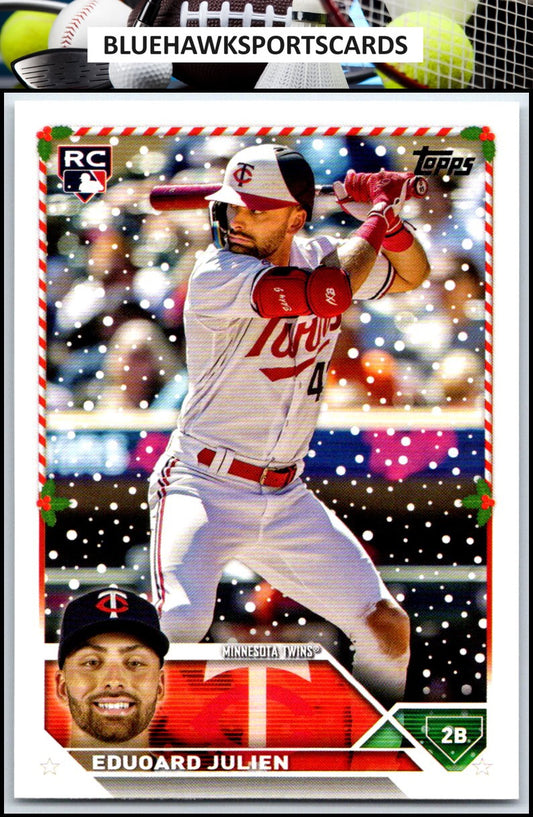 2023 Topps Holiday #H69 Edouard Julien