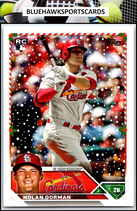 2023 Topps Holiday #H18 Nolan Gorman