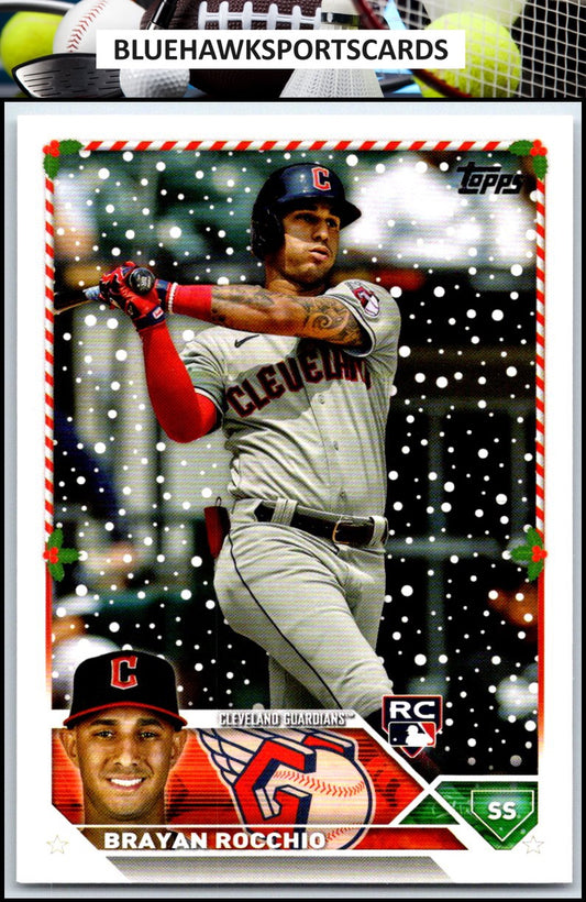 2023 Topps Holiday #H63 Brayan Rocchio
