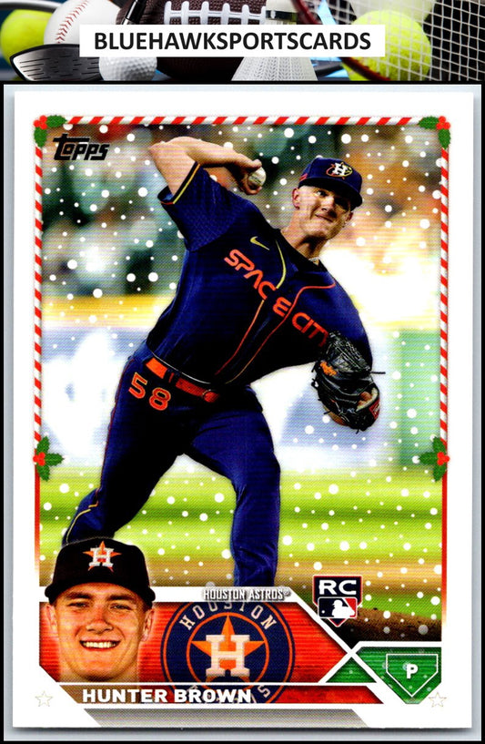 2023 Topps Holiday #H7 Hunter Brown