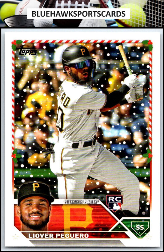 2023 Topps Holiday #H89 Liover Peguero