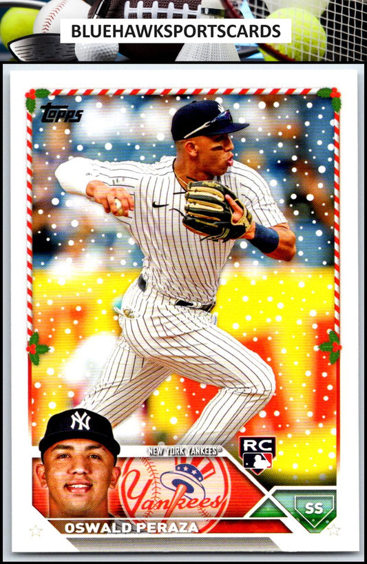2023 Topps Holiday #H157 Oswald Peraza