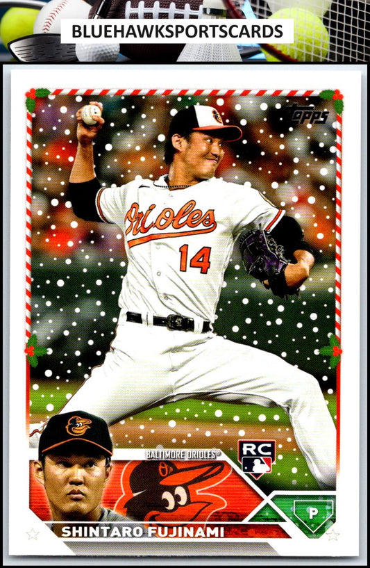 2023 Topps Holiday #H41 Shintaro Fujinami