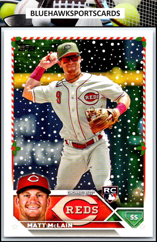 2023 Topps Holiday #H196 Matt McLain
