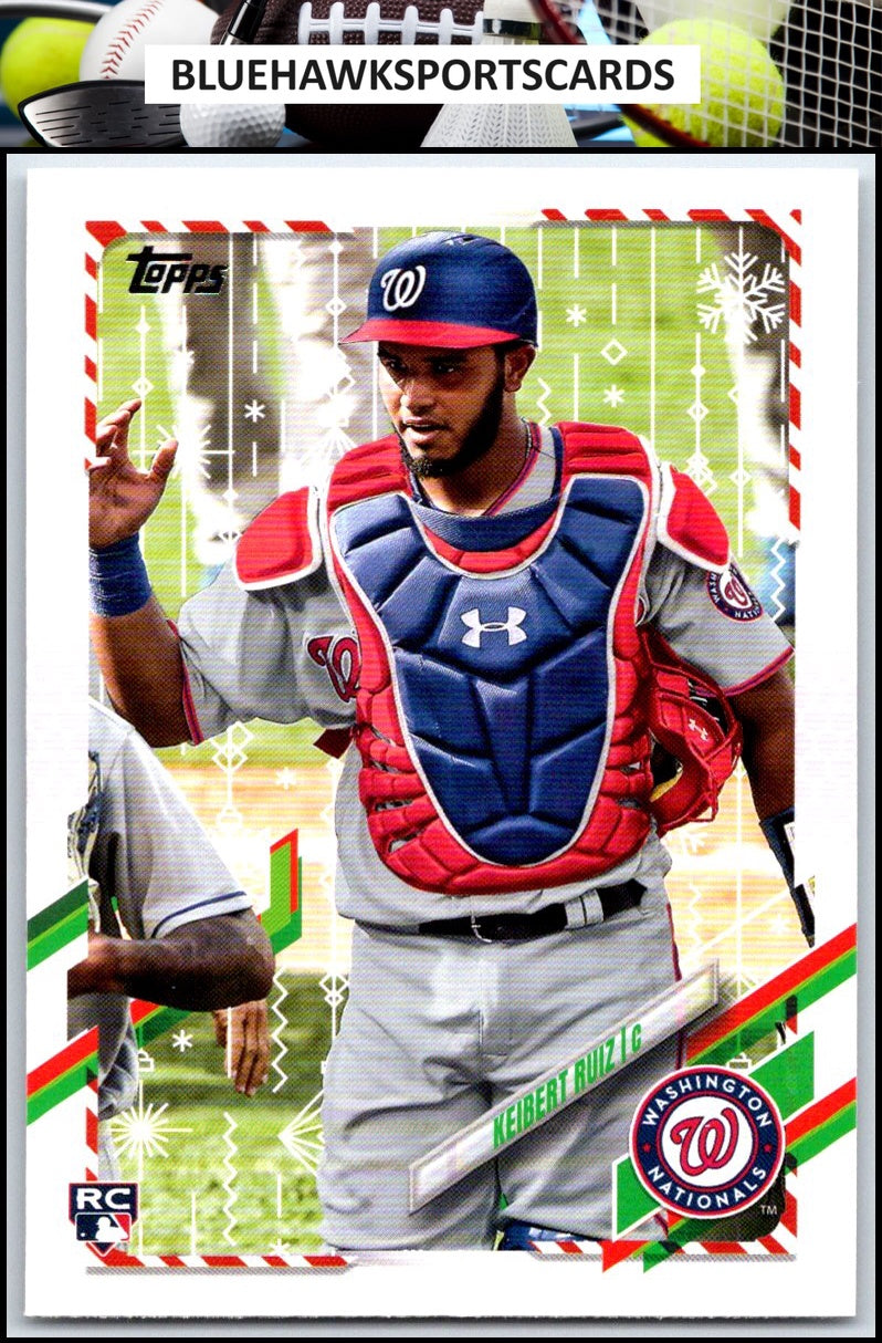 2021 Topps Holiday #HW194 Keibert Ruiz