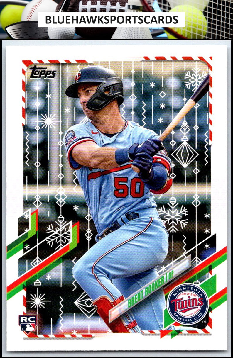 2021 Topps Holiday #HW158 Brent Rooker