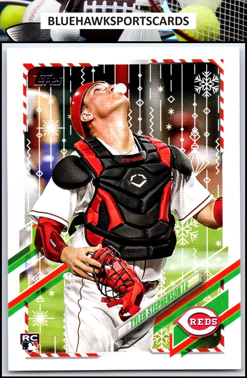 2021 Topps Holiday #HW141 Tyler Stephenson