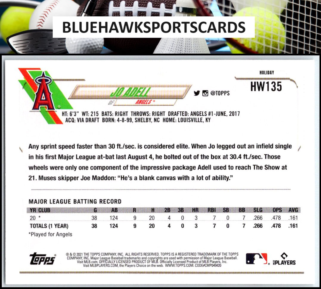 2021 Topps Holiday #HW135 Jo Adell