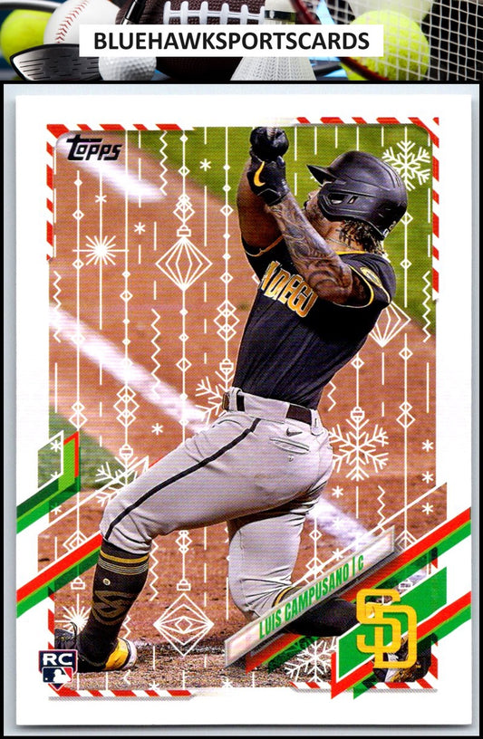 2021 Topps Holiday #HW149 Luis Campusano