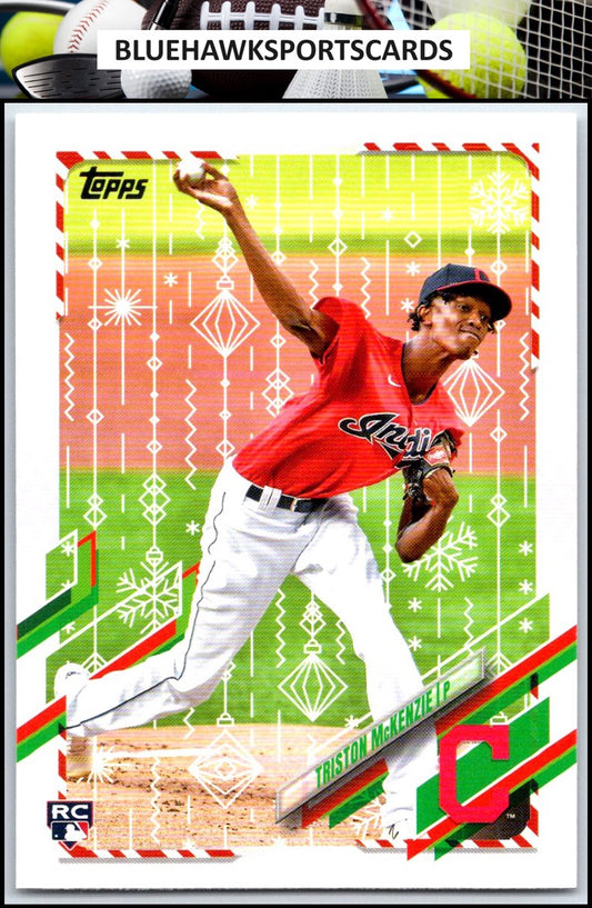 2021 Topps Holiday #HW187 Triston McKenzie