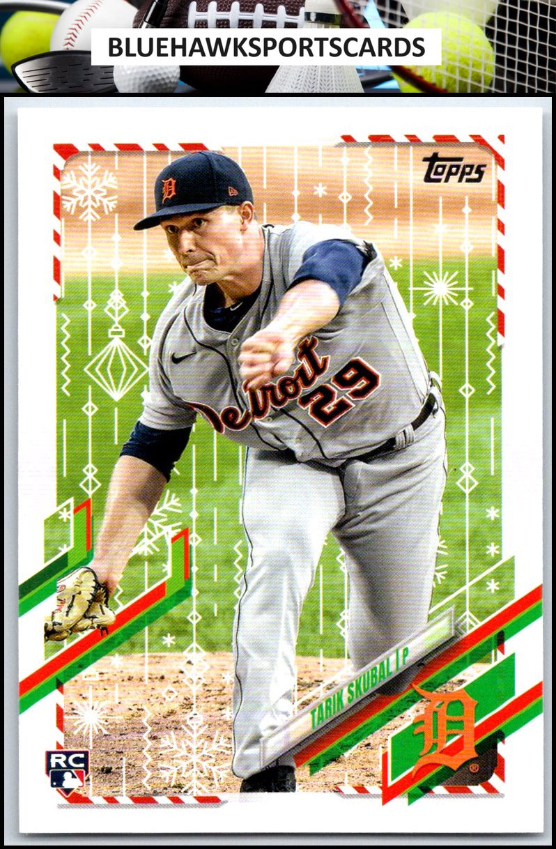 2021 Topps Holiday #HW218 Tarik Skubal