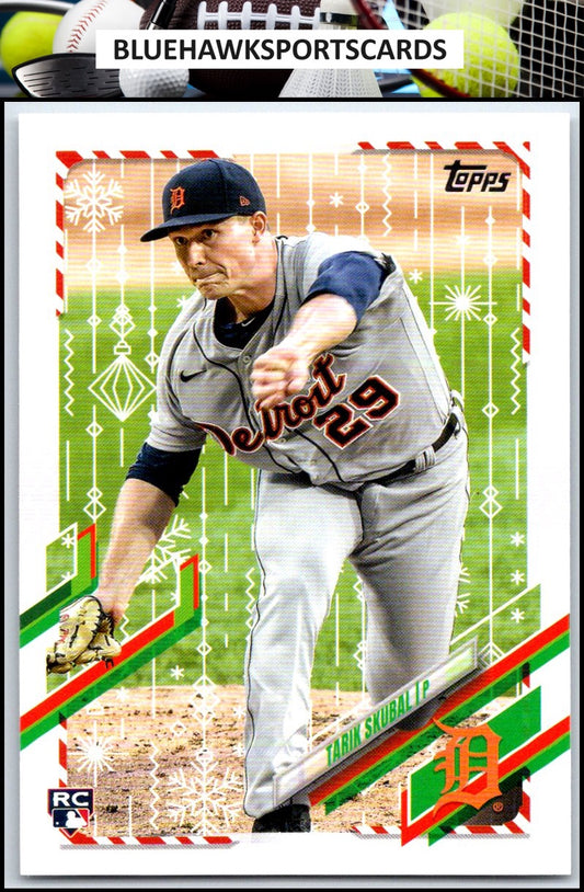 2021 Topps Holiday #HW218 Tarik Skubal