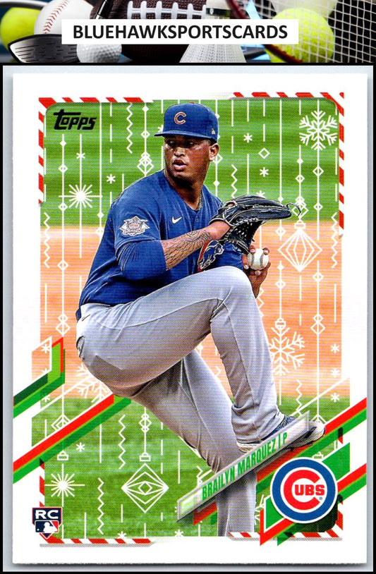 2021 Topps Holiday #HW78 Brailyn Marquez