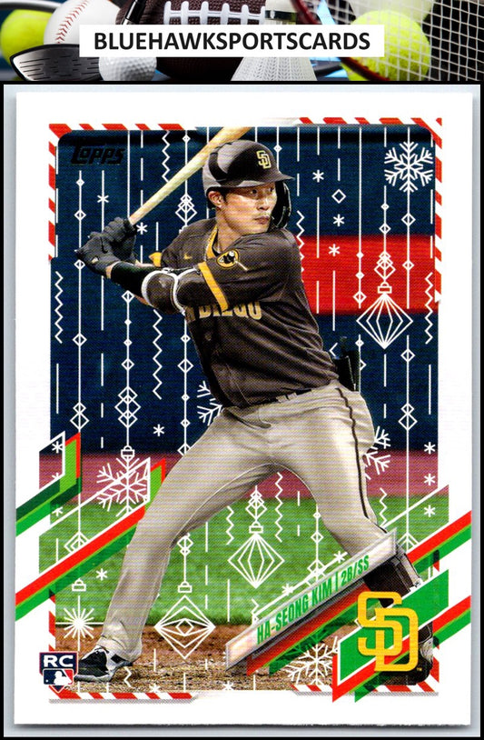 2021 Topps Holiday #HW55 Ha-Seong Kim