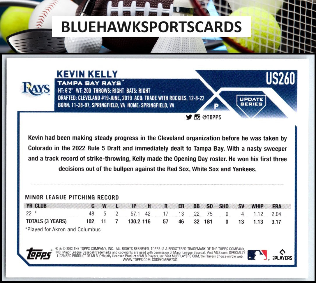 2023 Topps Update #US260 Kevin Kelly