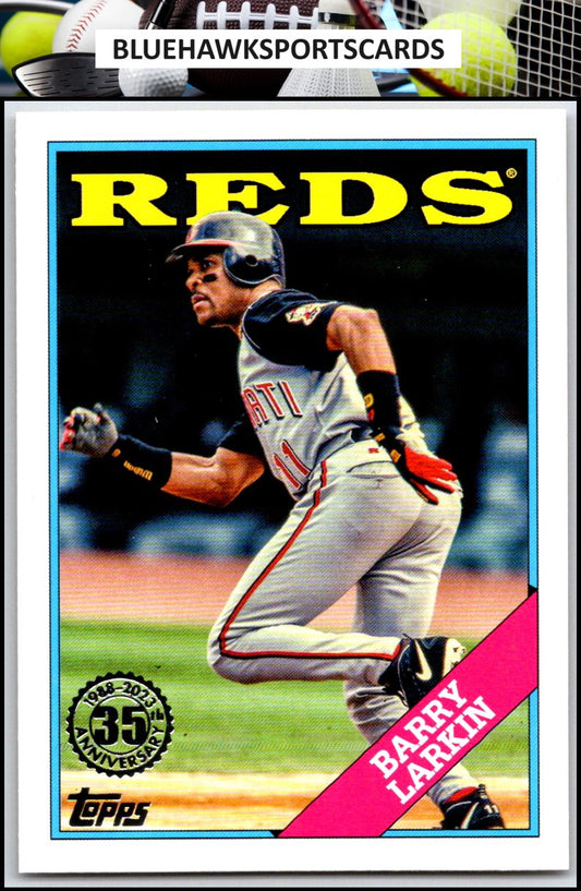 2023 Topps #T88-55 Barry Larkin 1988 35th Anniversary (Series One)