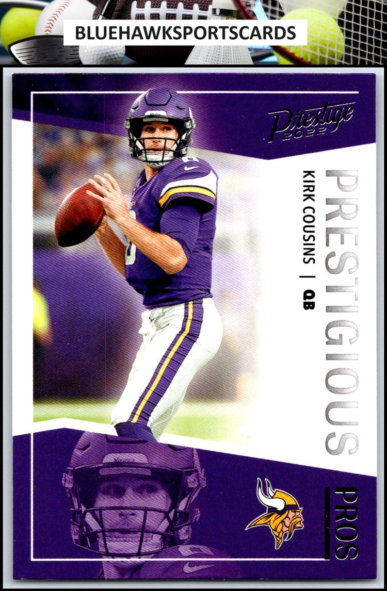2022 Panini Prestige #PP-4 Kirk Cousins Prestigious Pros
