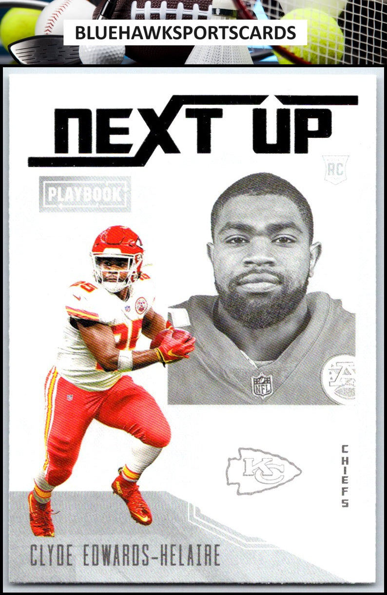 2020 Panini Playbook #NU-21 Clyde Edwards-Helaire Next Up