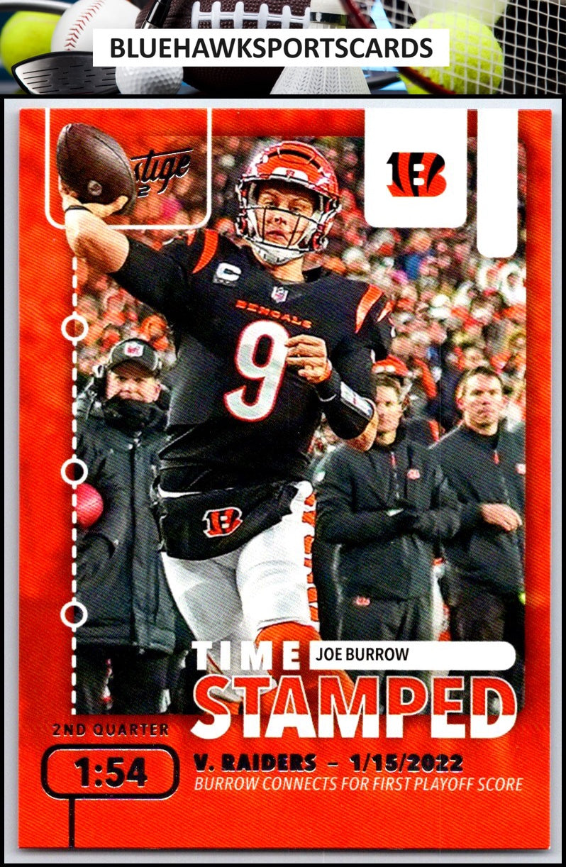 2022 Panini Prestige #TS-3 Joe Burrow Time Stamped
