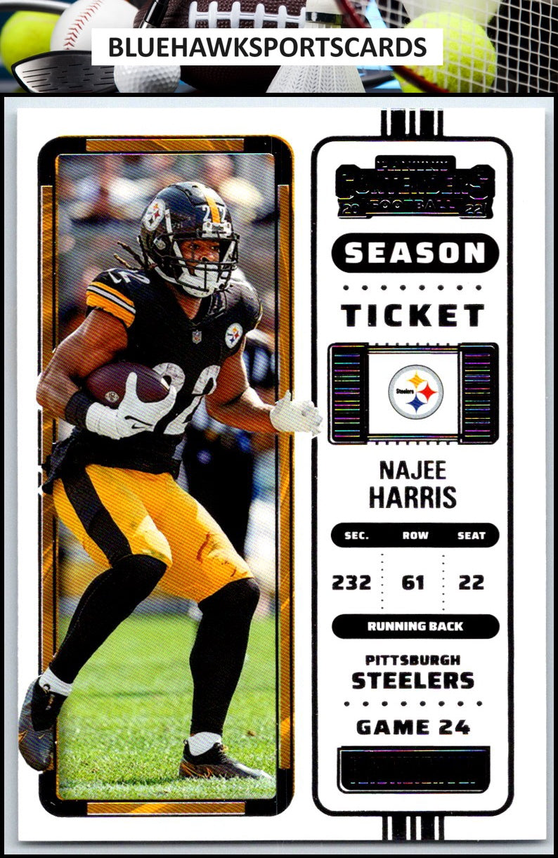 2022 Panini Contenders #97 Najee Harris