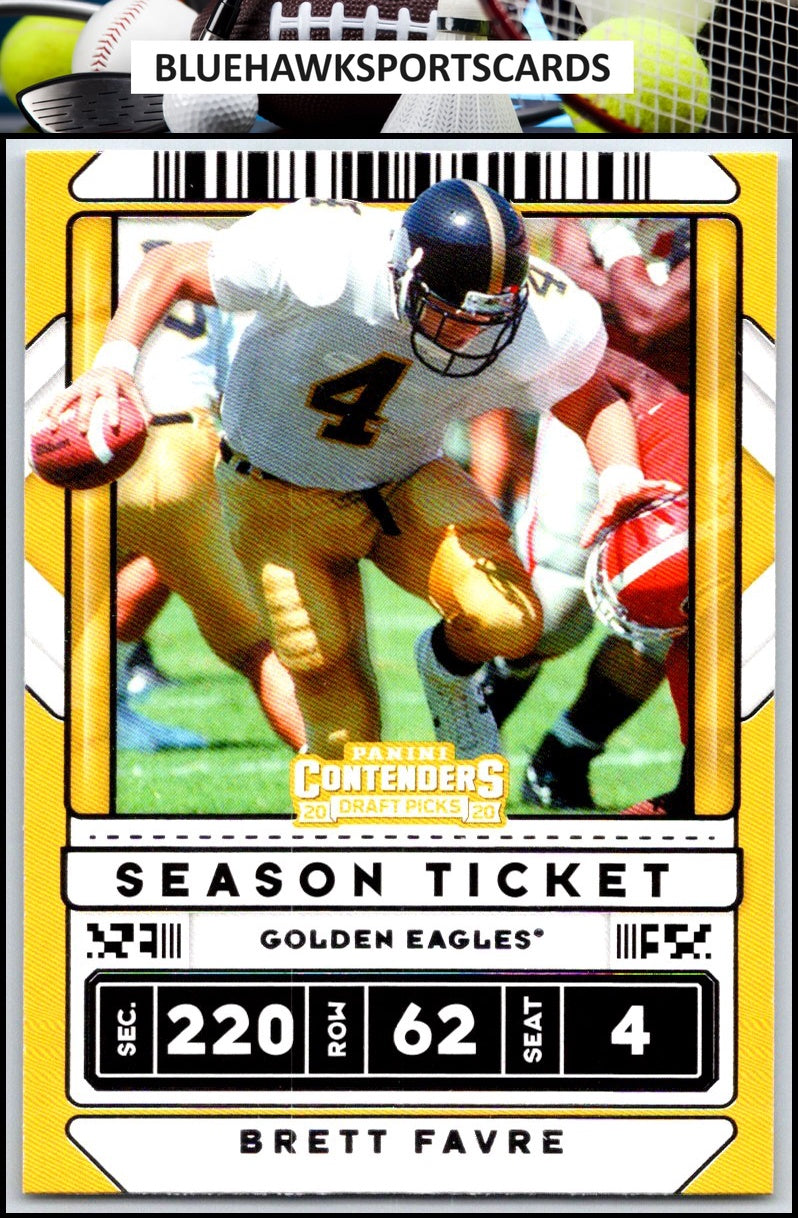 2020 Panini Contenders Draft Picks #11 Brett Favre