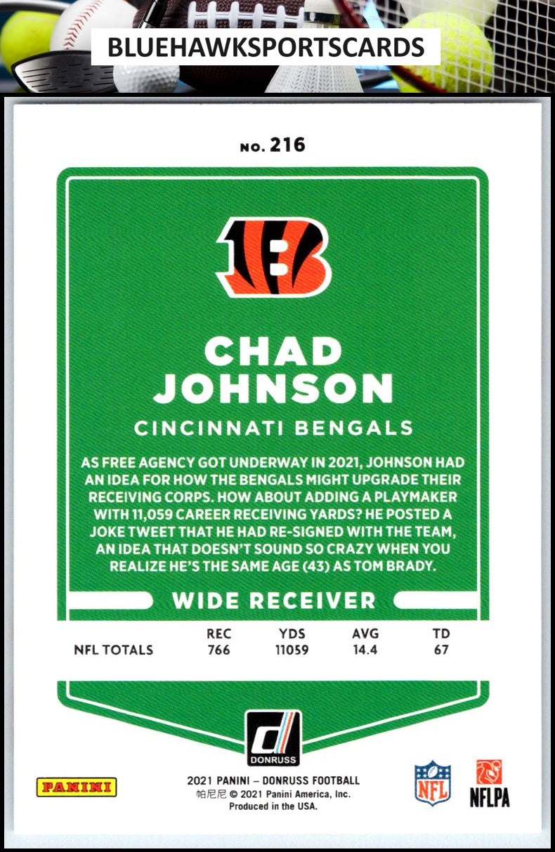 2021 Donruss #216 Chad Johnson