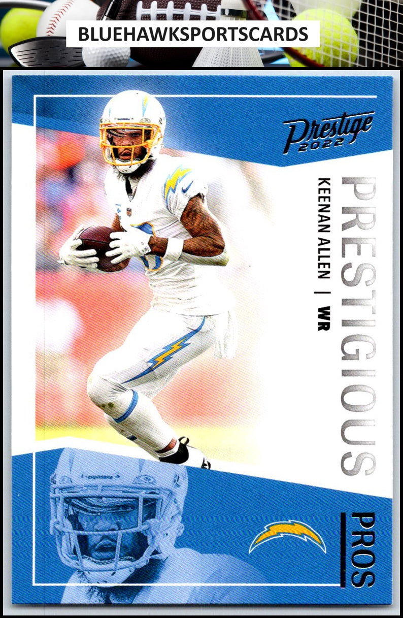 2022 Panini Prestige #PP-8 Keenan Allen Prestigious Pros