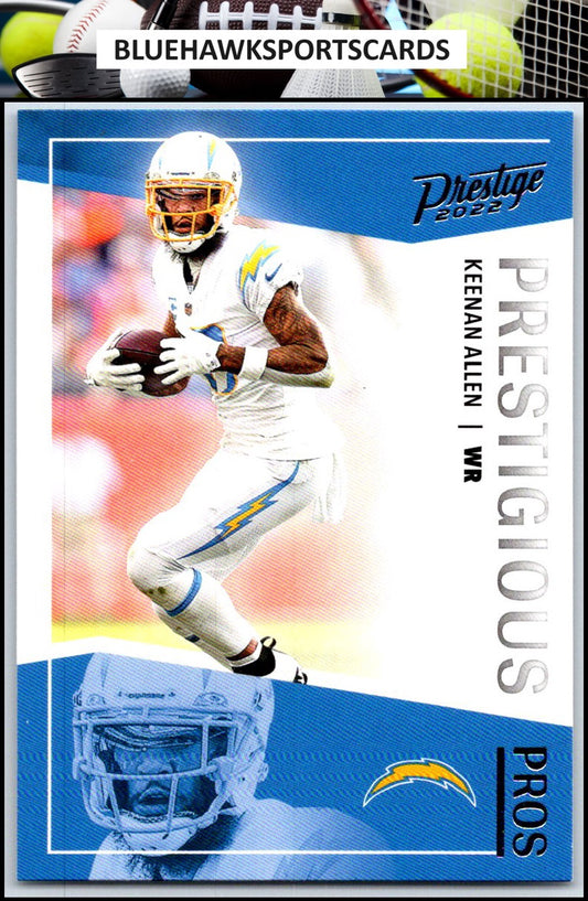 2022 Panini Prestige #PP-8 Keenan Allen Prestigious Pros