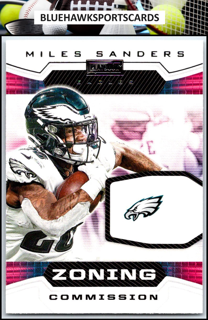 2020 Panini Playbook #ZC-16 Miles Sanders Zoning Commission