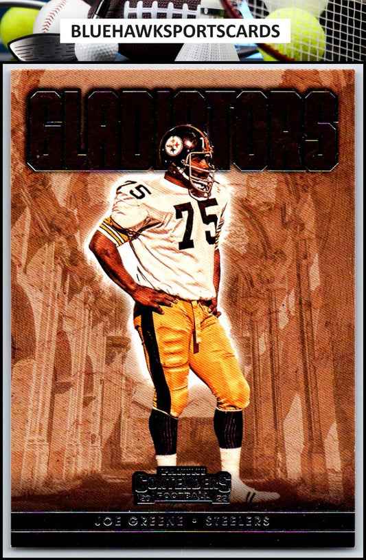 2022 Panini Contenders #GLD-JGR Joe Greene Gladiators