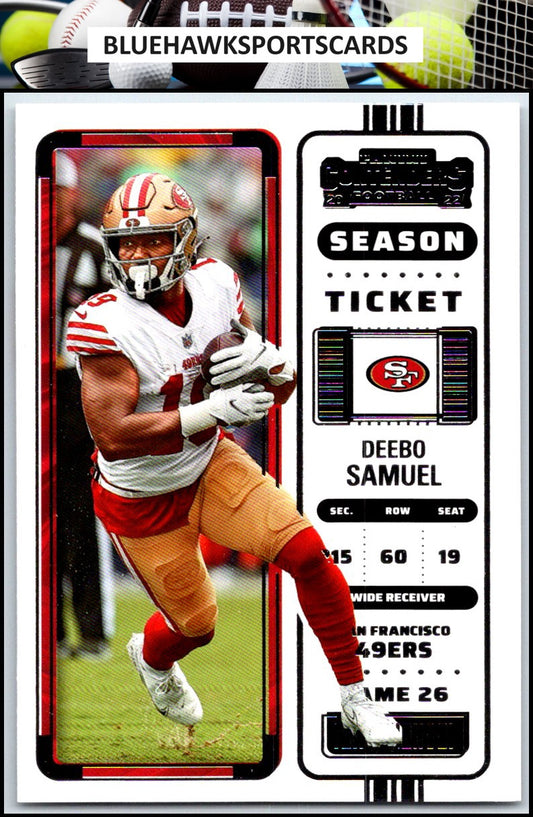 2022 Panini Contenders #83 Deebo Samuel