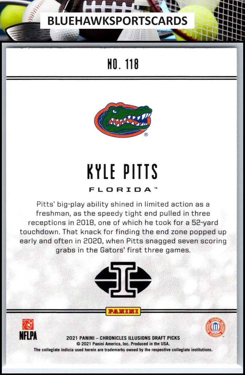 2021 Panini Chronicles Draft Picks #118 Kyle Pitts
