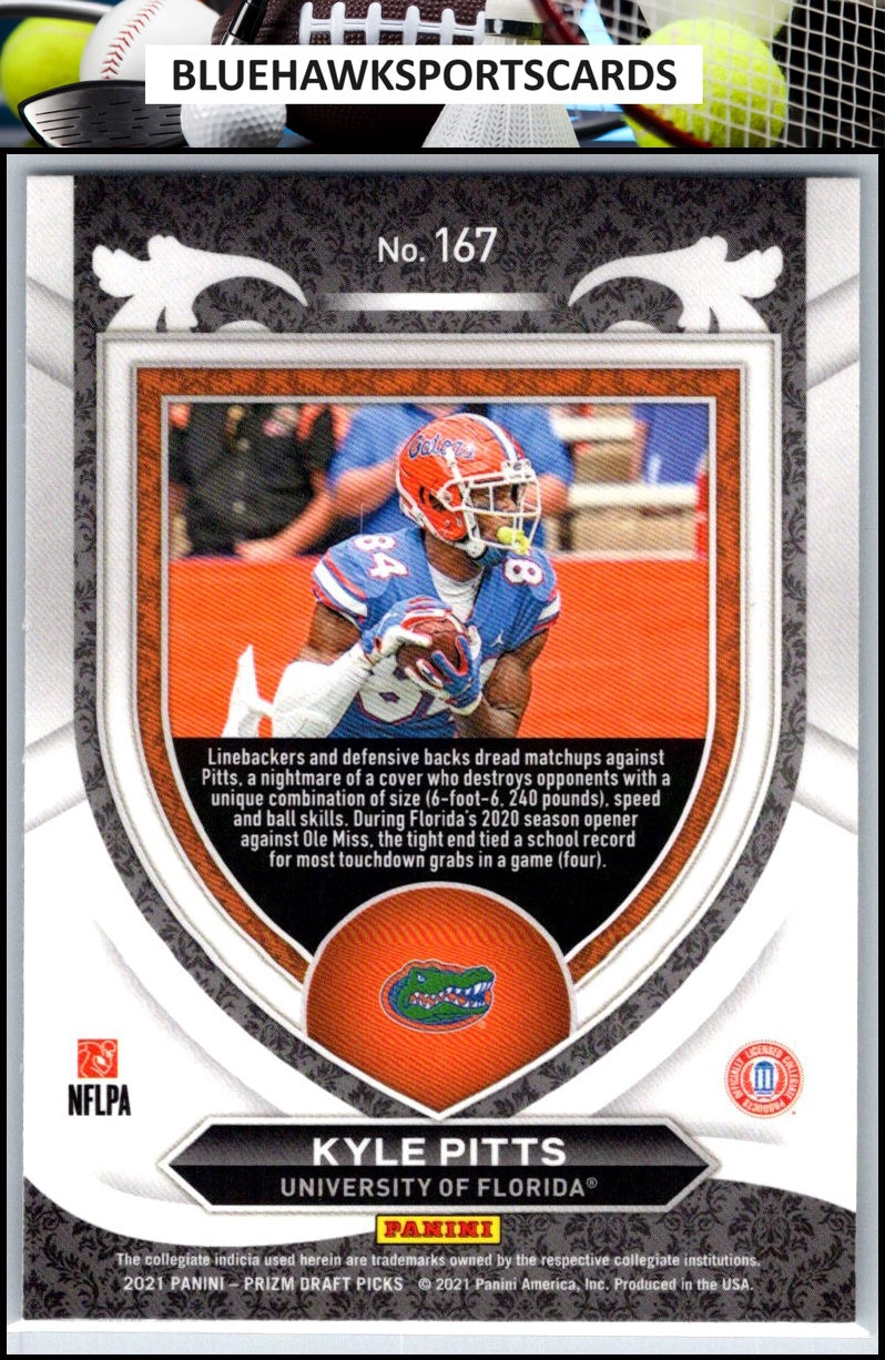 2021 Panini Prizm Draft Picks Collegiate #167 Kyle Pitts