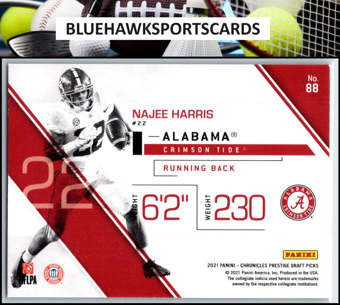 2021 Panini Chronicles Draft Picks #88 Najee Harris