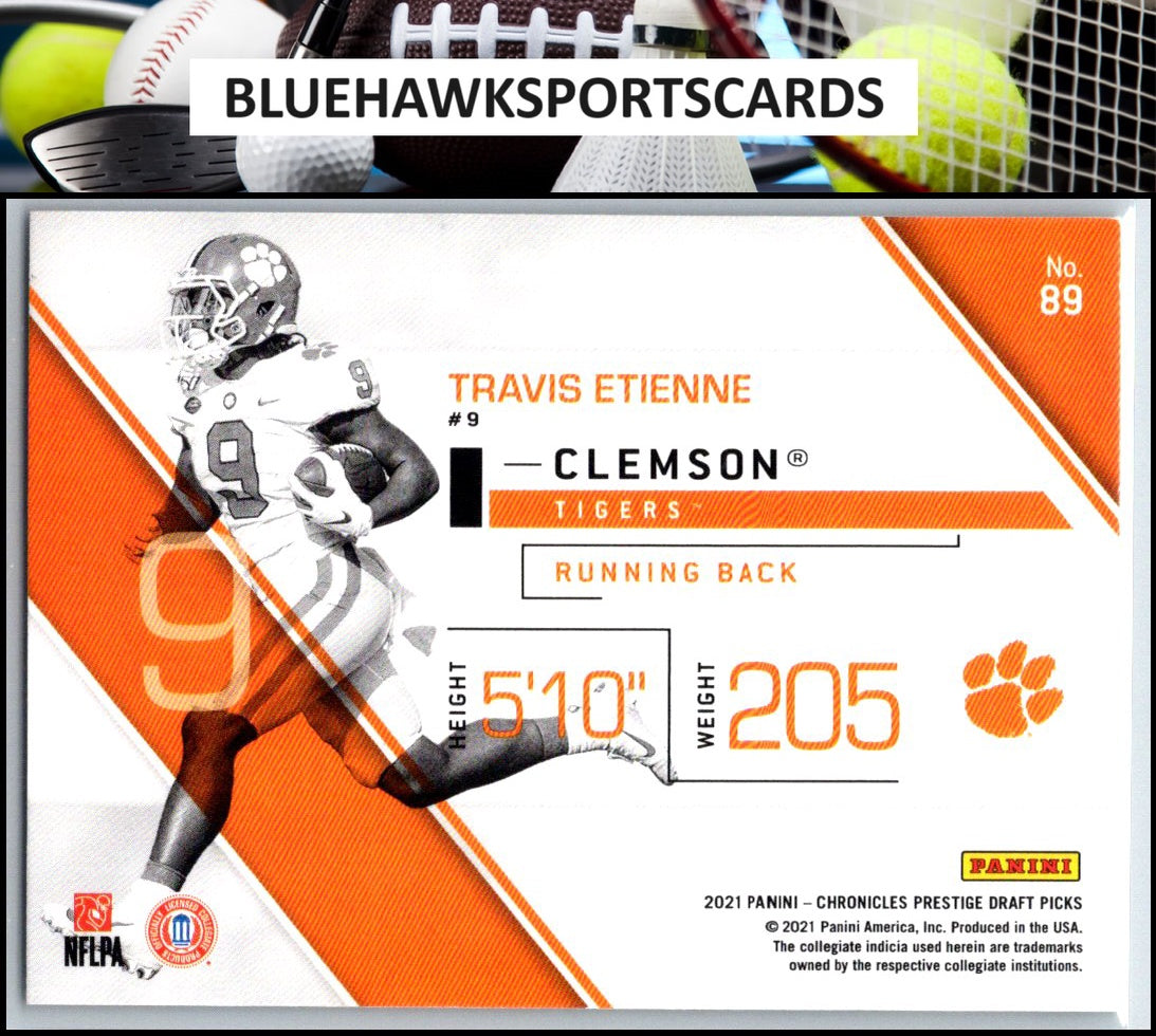 2021 Panini Chronicles Draft Picks #89 Travis Etienne