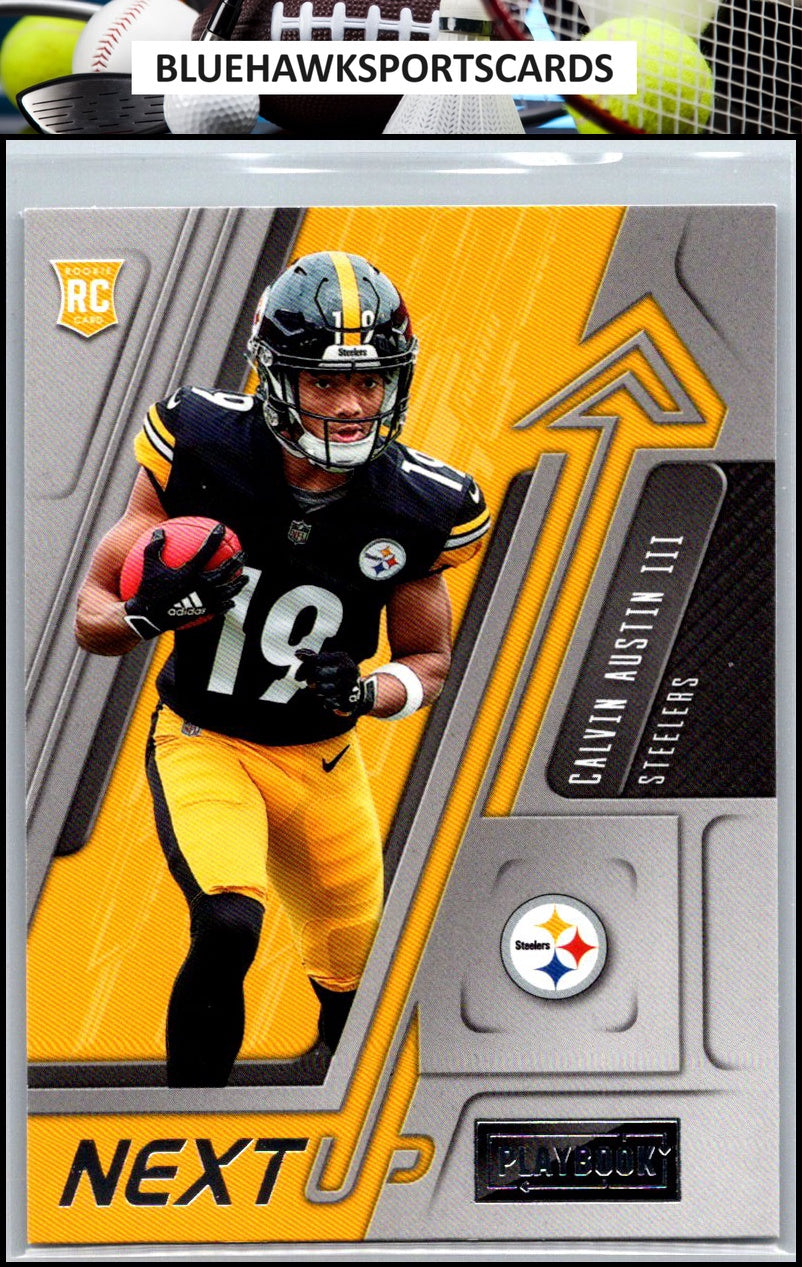 2022 Panini Playbook #NU-33 Calvin Austin III Next Up