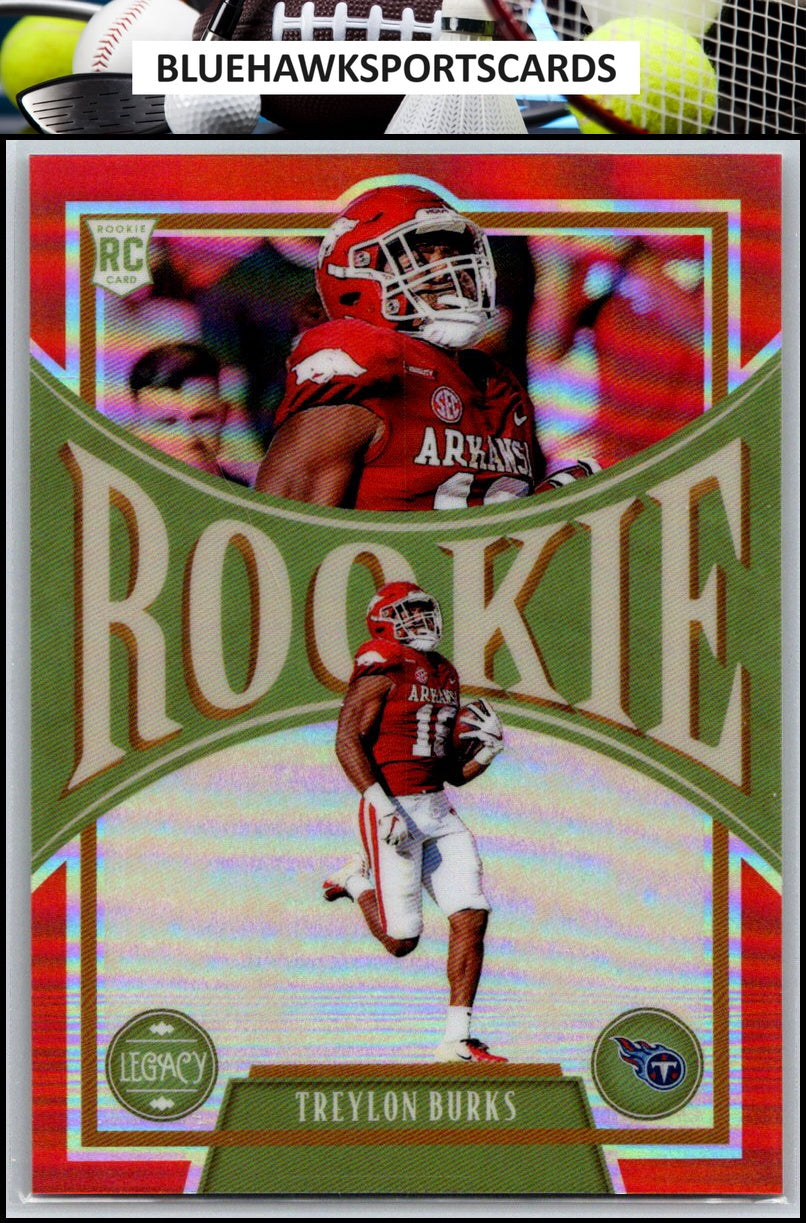 2022 Panini Legacy #155 Treylon Burks Premium Orange #/149