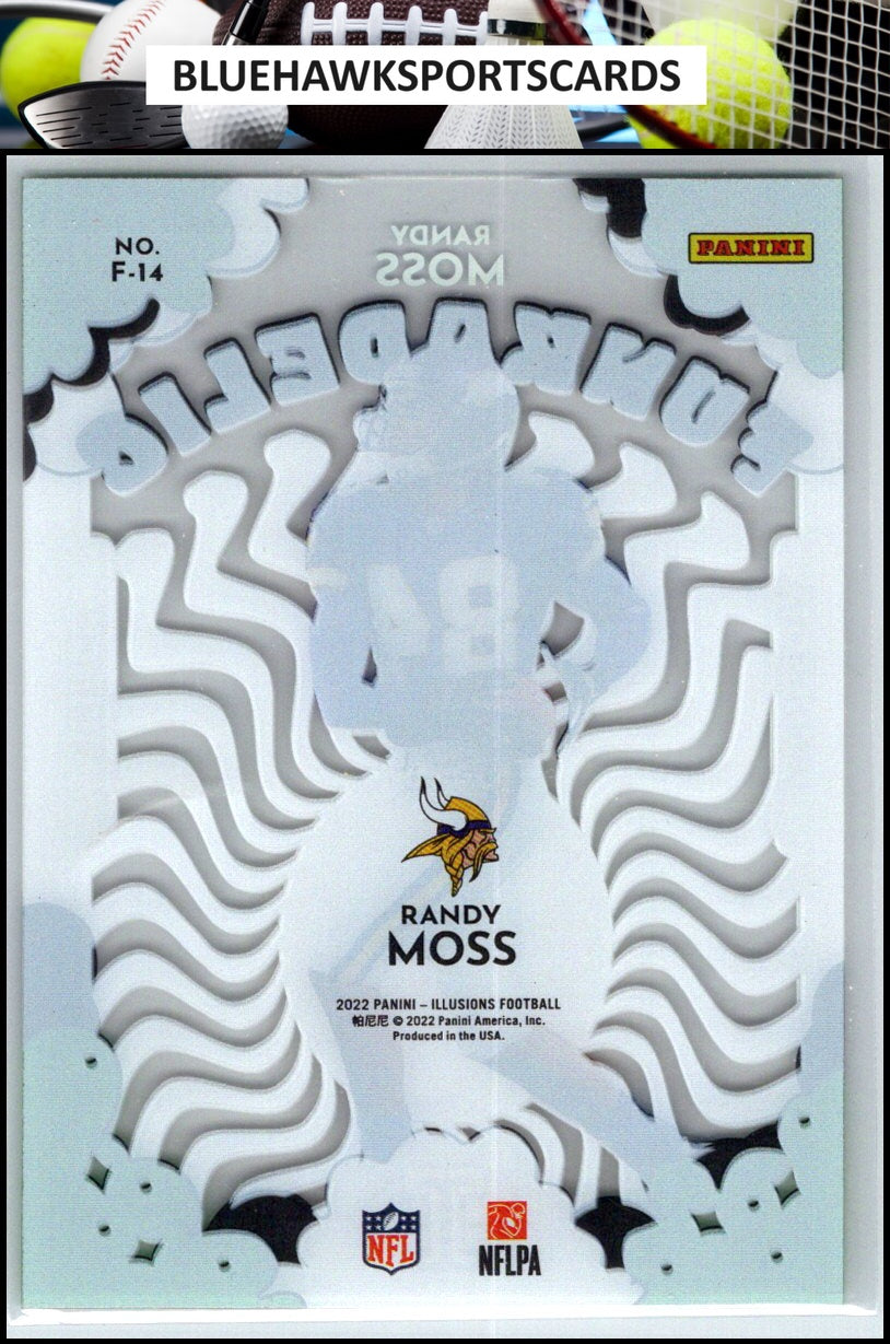 2022 Panini Illusions #F-14 Randy Moss Funkadelic Mosaic
