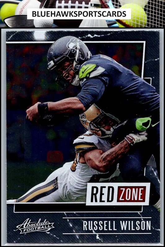 2020 Panini Absolute #RZ-RW Russell Wilson Red Zone