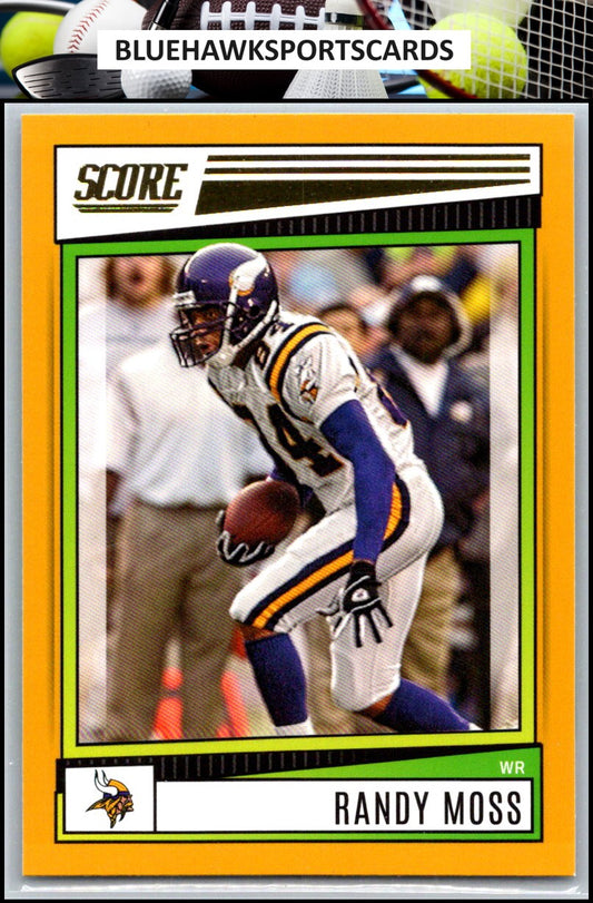 2022 Score #110 Randy Moss Gold