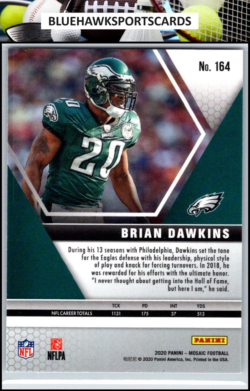 2020 Panini Mosaic #164 Brian Dawkins