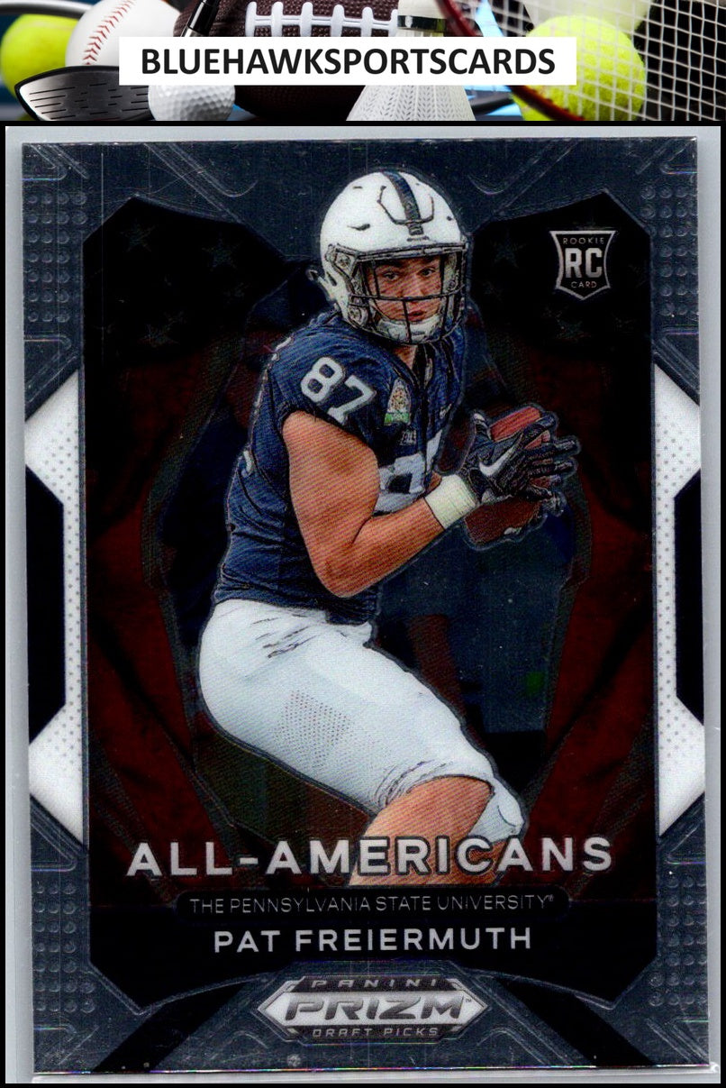 2021 Panini Prizm Draft Picks Collegiate #184 Pat Freiermuth