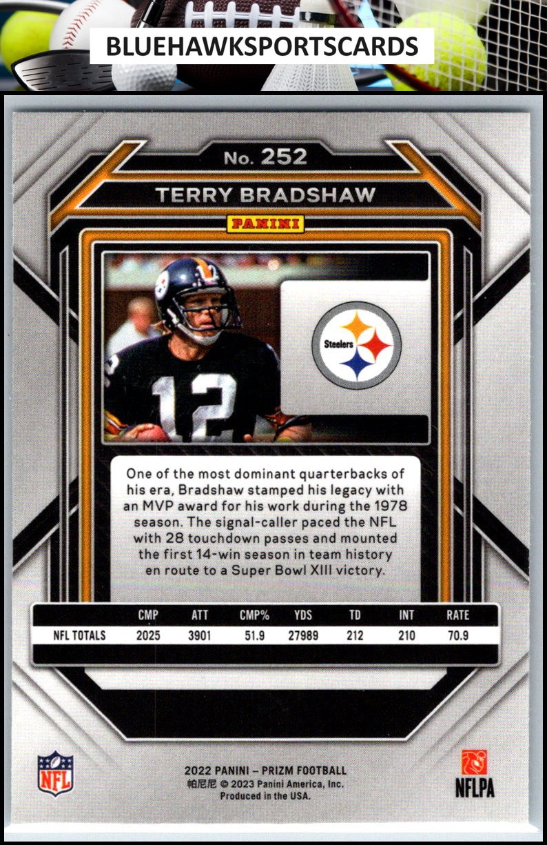 2022 Panini Prizm #252 Terry Bradshaw